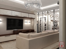 Фото дизайна интерьера гостиной в Батайске
